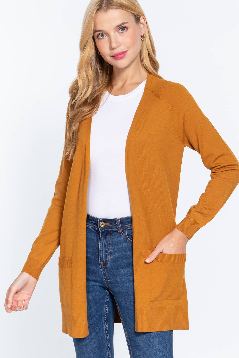42POPS - Wholesale Cardigan - Women's - ",...SI-21342 RAGLAN SLV OPEN SWEATER CARDIGAN11