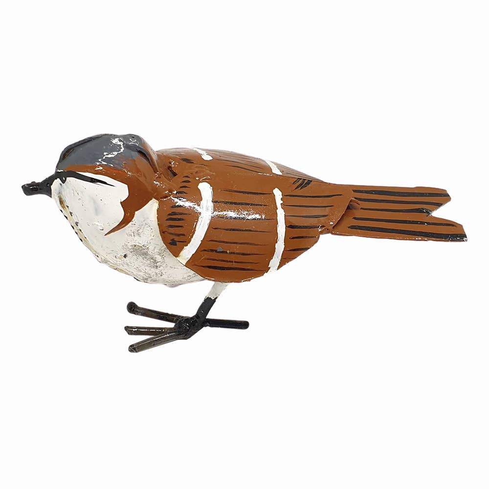 VIE - Wholesale Sculpture - Small Recycled Metal Bird Sculpture16