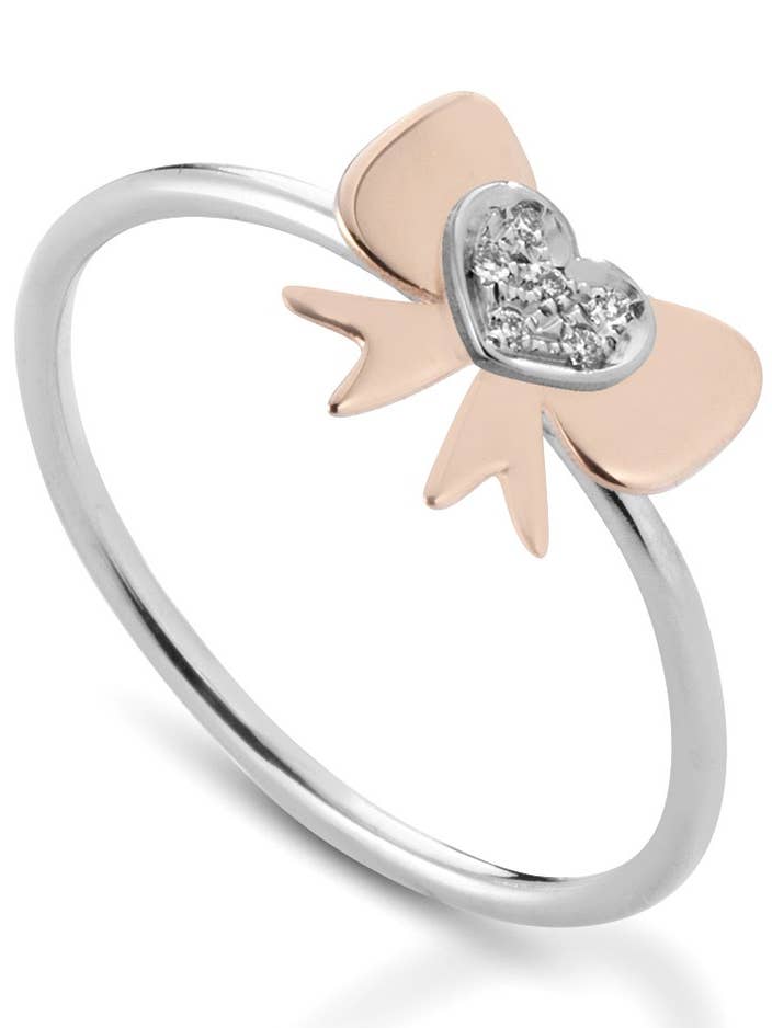 ANEL COM LAÇO E DIAMANTES por atacado de Melissa jewels