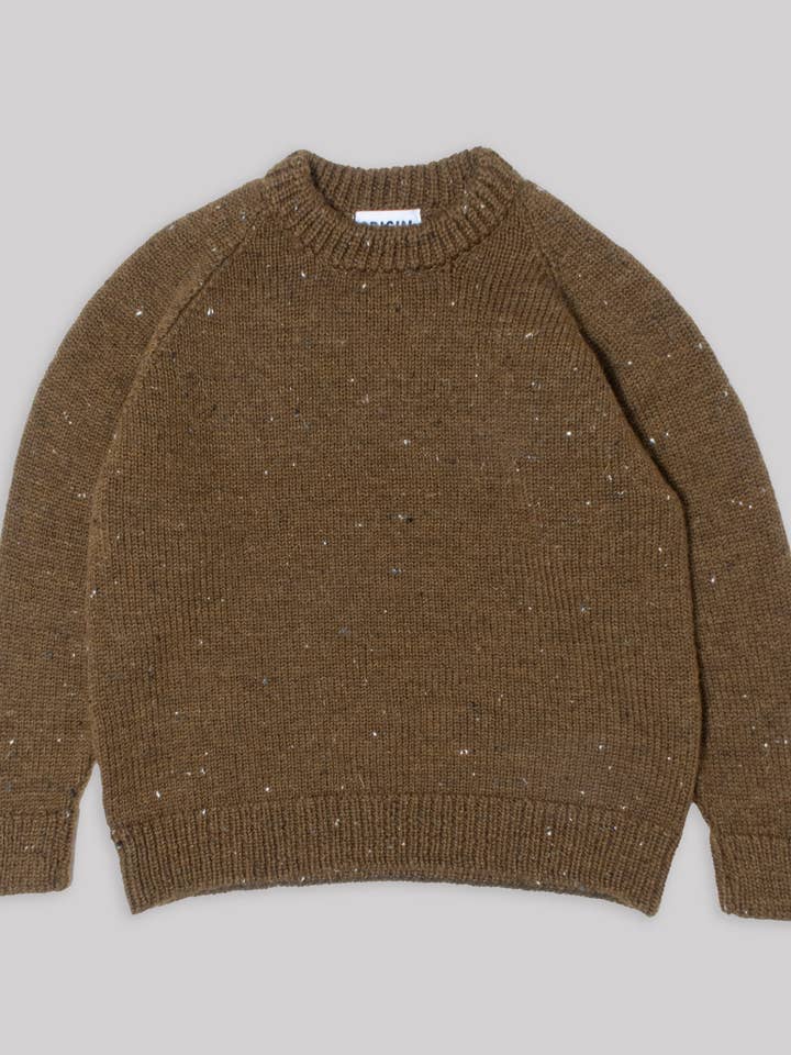 British Wool - Raglan Chunky - Khaki Nepp for wholesale by Origin Knitwear
