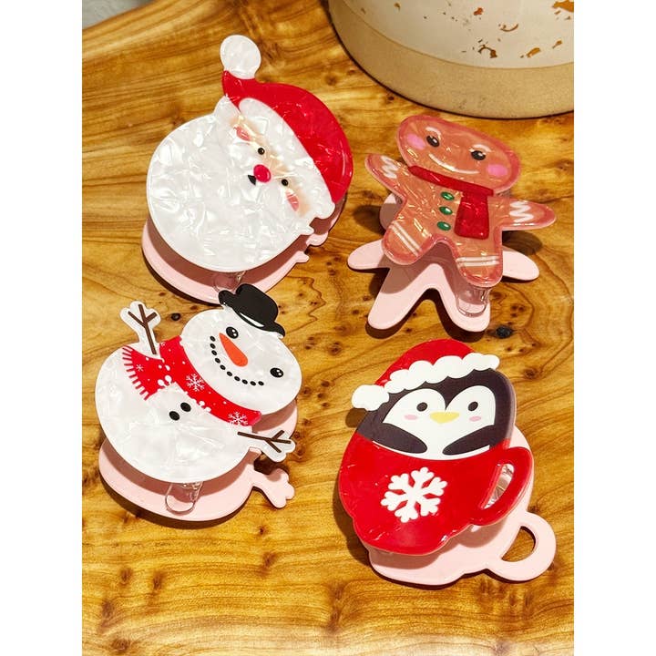 Pince à cheveux de qualité supérieure à thème de Noël pour la vente par Love and Repeat