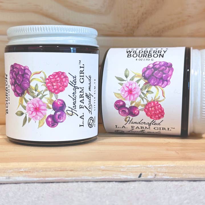 LA FARM GIRL - Wholesale Jam/Jelly - Wildberry Bourbon Preserves - 4 oz1