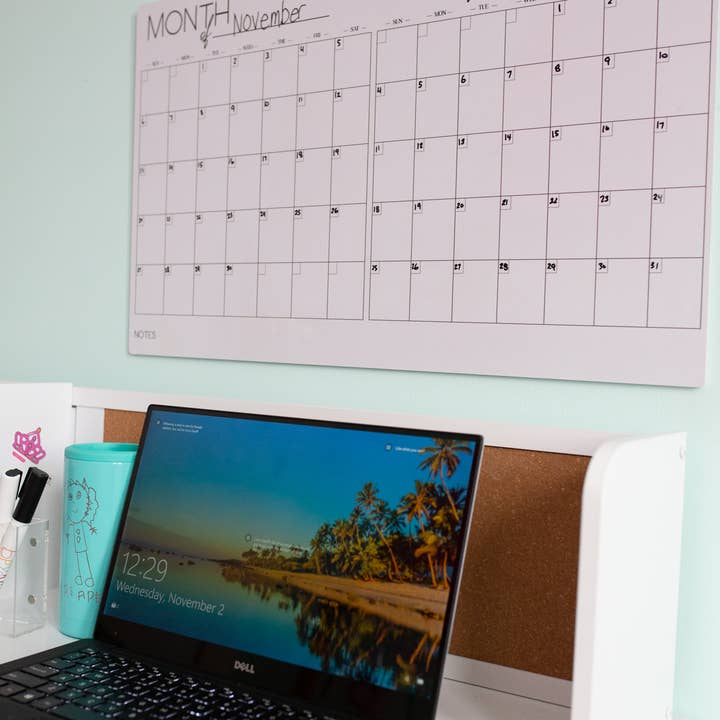 Beyond Measure Boards - Wholesale Whiteboard/Dry-Erase Board - Two Month Erasable Whiteboard Calendar