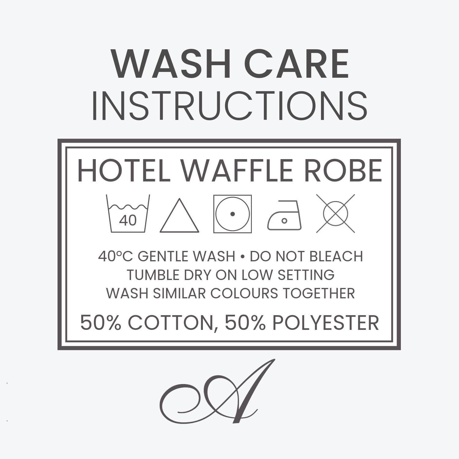 Allure Bath Fashions - Wholesale Robe - Unisex - Unisex Lightweight Waffle Bathrobe, Spa Dressing Gown Kimono6