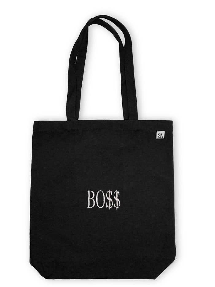 RA Attire - Wholesale Tote Bag - Women's - Embroidered BO$$ Themed Tote Bags5