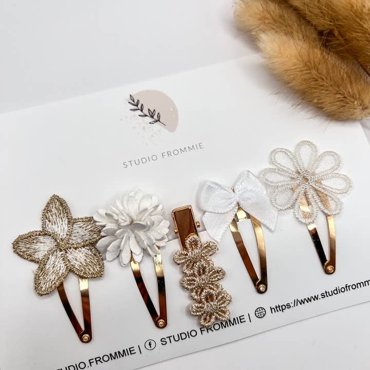 Studio Frommie – Großhandel Haarclip – Kinder – Set von Bo Haarspangen