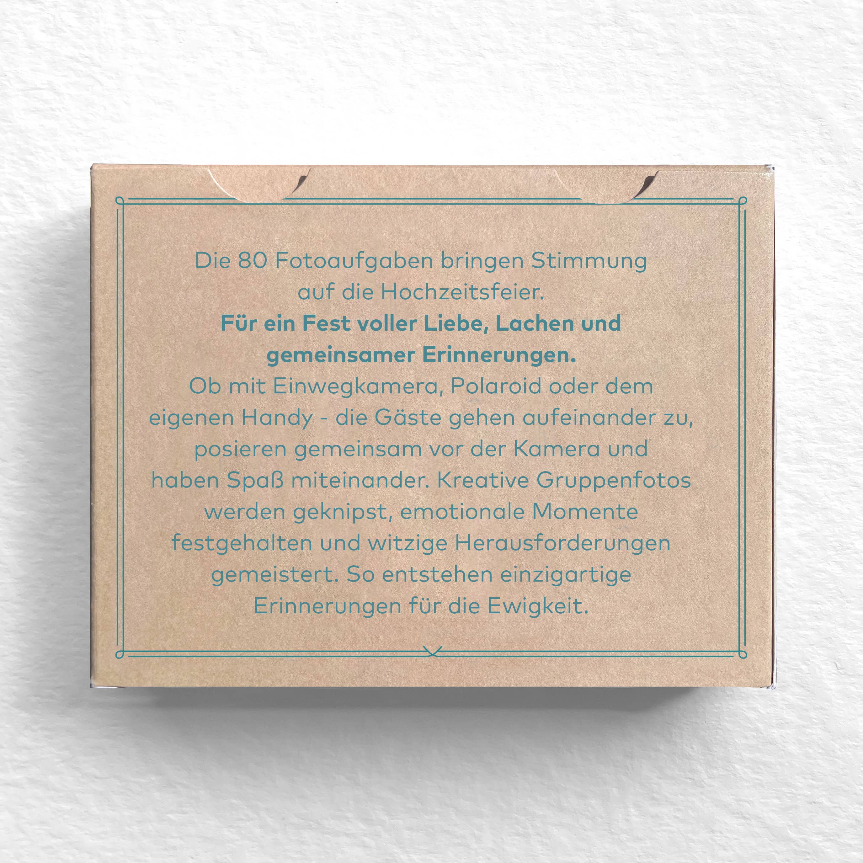 Chaoskarten Partyspiele - Venta al por mayor Juegos de cartas - KNIPS MICH: juego de bodas con tareas fotográficas1