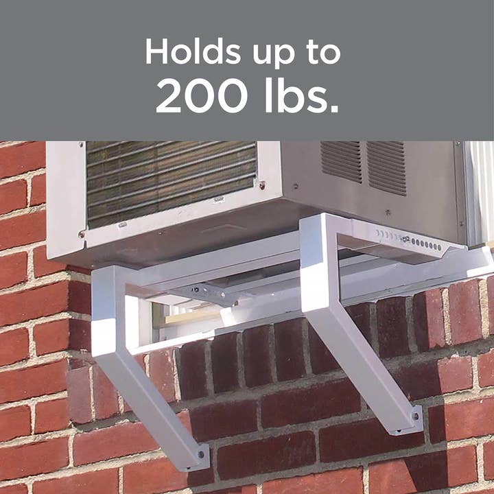 Equity Brands - Wholesale Wall Mounted Shelf - Window AC Mounting Bracket, White1