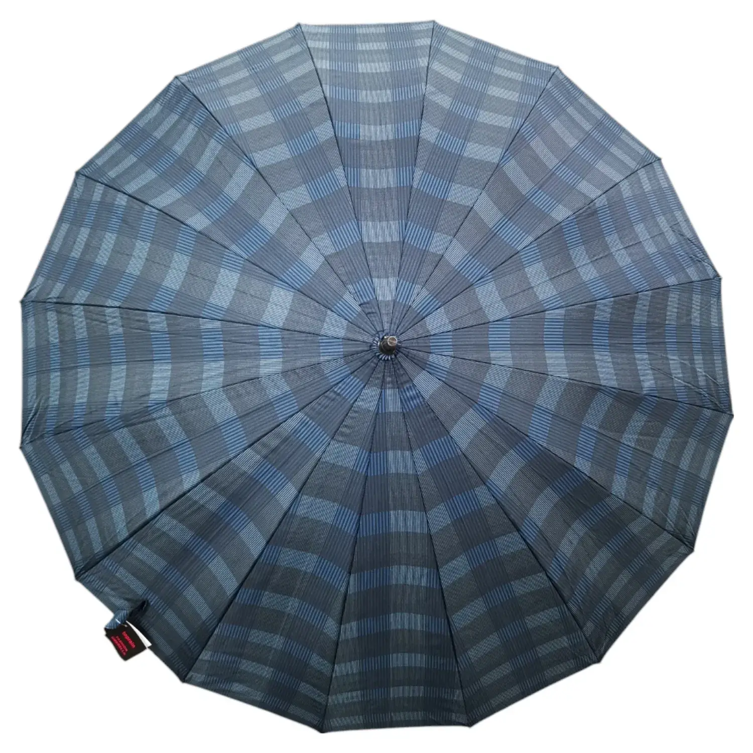Superbia - Wholesale Umbrella - Men's - Large Auto Opening 16 ribs Checked Print Long Stick Umbrella3