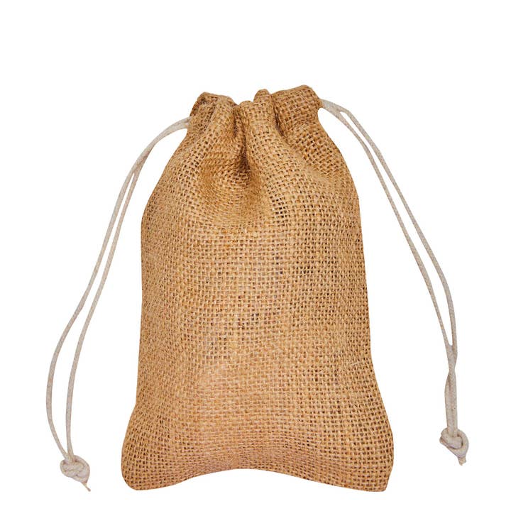 ecojutebags - Wholesale Gift Bag Set/Pack - Eco Burlap Gift Bags – 12 Jute Pouches for Gifting Use5