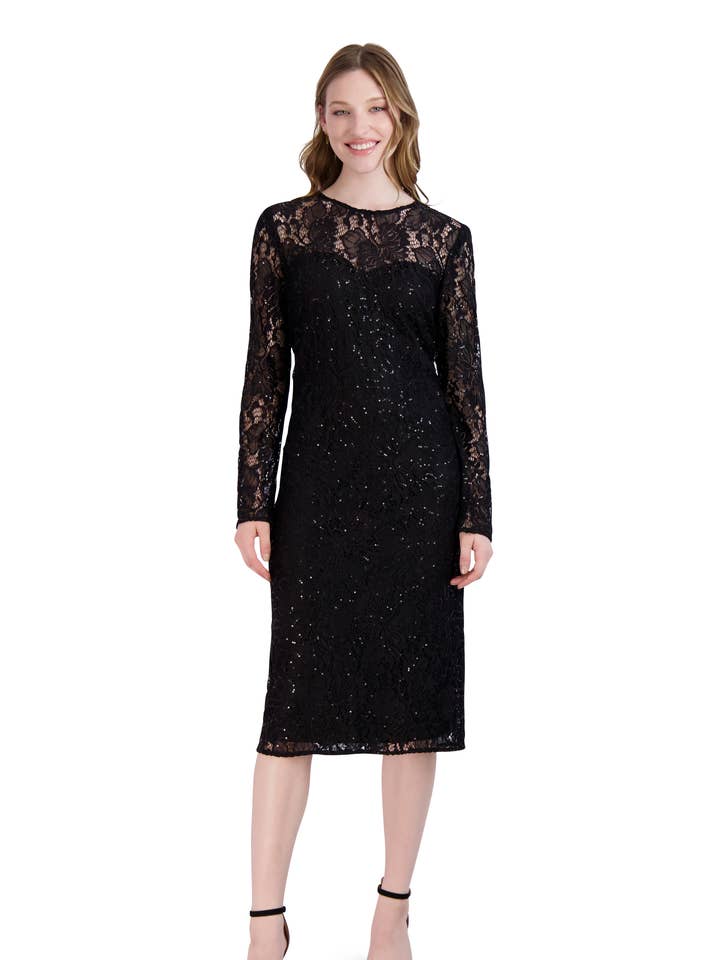 LÅNGÄRMAD SKALKLÄNNING för wholesale av Donna Ricco