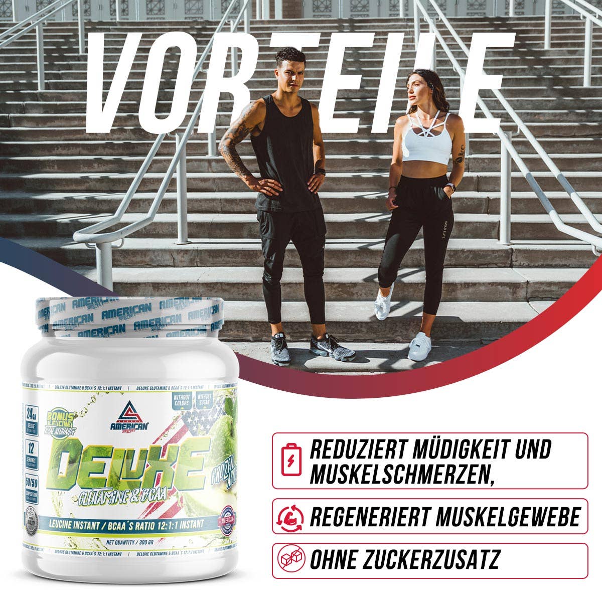 AMERICAN SUPLEMENT S.L. - Wholesale Oral Supplement/Vitamin - American Supplement | Bcaa's with Deluxe Glutamine 300 g11