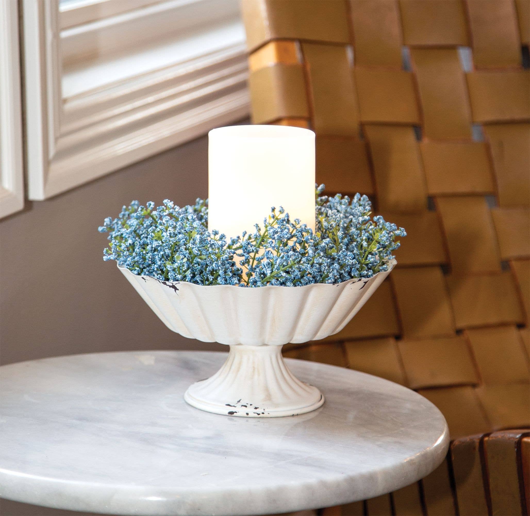 Col House Designs – wholesale Urn – Cream Urn, 4"1