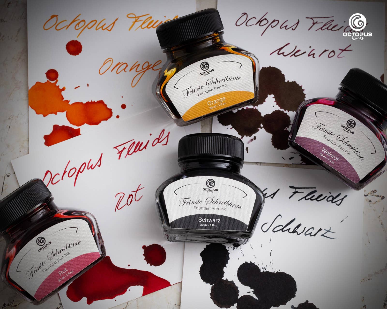 Octopus Concept GmbH - Wholesale Writing Ink - Writing ink wine red 30 ml4
