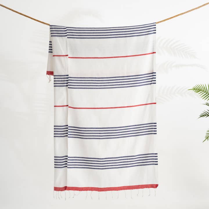 Turkish Beach Towel Peshtemal Hammam Pool Sand-free Coastal for wholesale by Kikoya