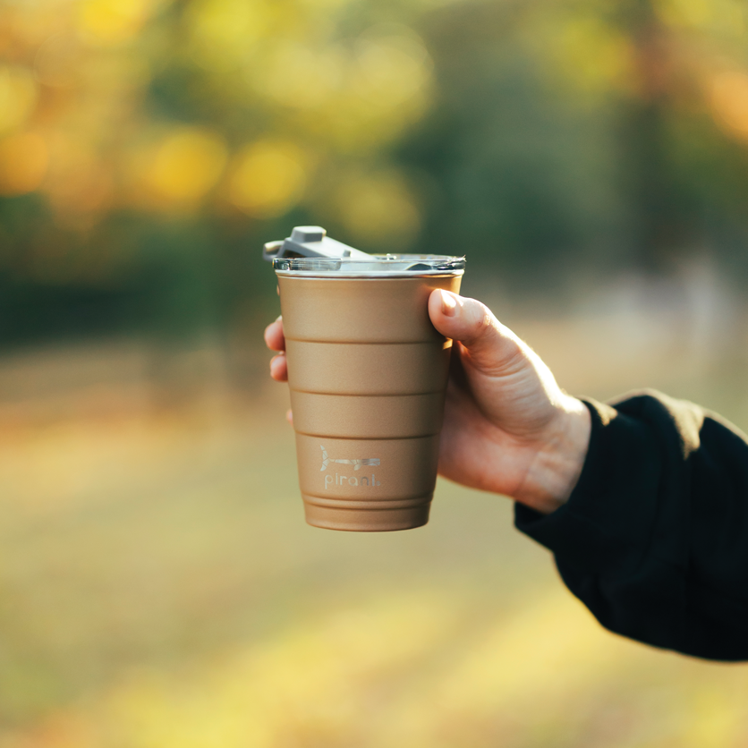 Pirani Life - Vendita all'ingrosso Bicchiere/tazza termica - Bicchiere impilabile isolato 16 oz - Champagne (Metallico)4