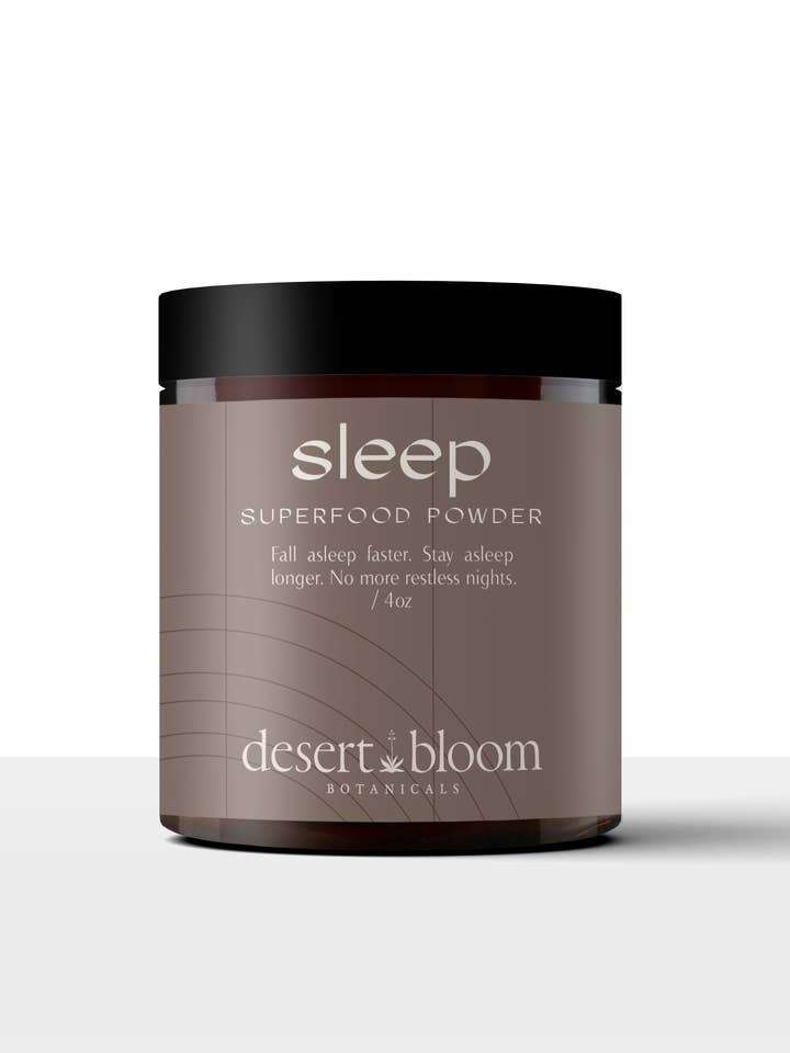 Sleep Superfood Powder for wholesale by Desert Bloom Botanicals