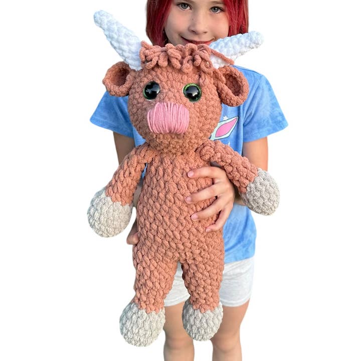 IvyThreads - Wholesale Stuffed/Plush Toy - Kids & Baby - Weighted Scottish Highland Cow