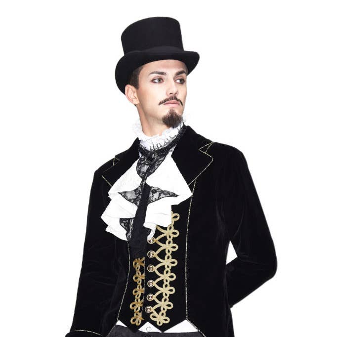 CT99 - Pirate Swallowtail Coat with Gold Embroidery - XL for wholesale by Western Fashion