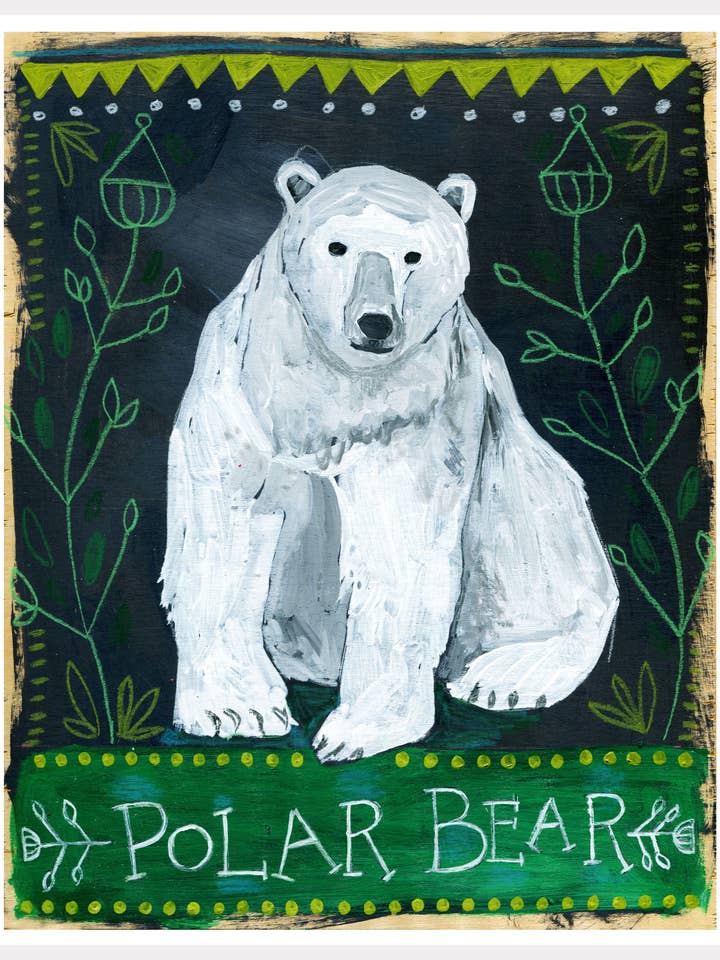 Djurtotemtryck - Isbjörn för wholesale av Jessica Swift