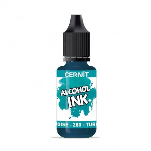 Encre à alcool Cernit bleu turquoise 280 pour la vente par Zwajomi Clay