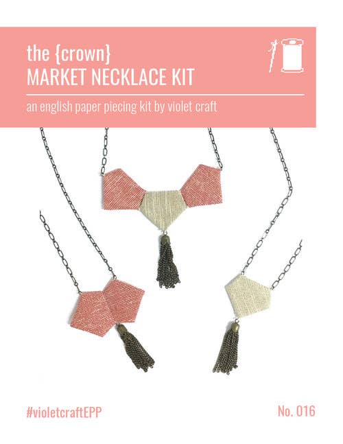 Violet Craft – wholesale DIY craft kit – VC016: The {Crown} Market Necklace0