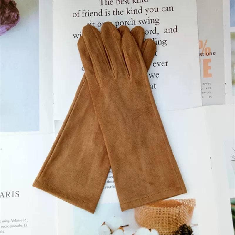 LINETA - Wholesale Gloves - Women's - ST-3013 Plain glove with touch screen 1