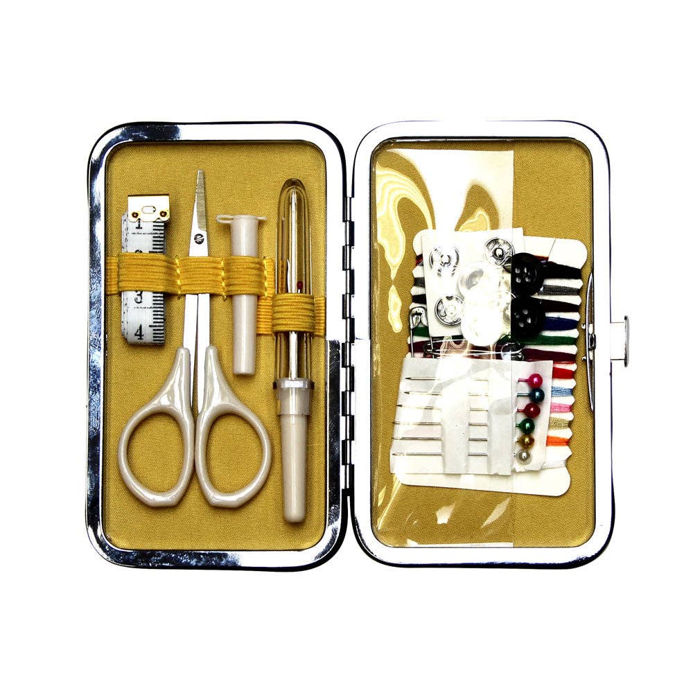 01 jaune EMMA & MILA- Trousse de couture- Shine Brite en vente sur Faire2