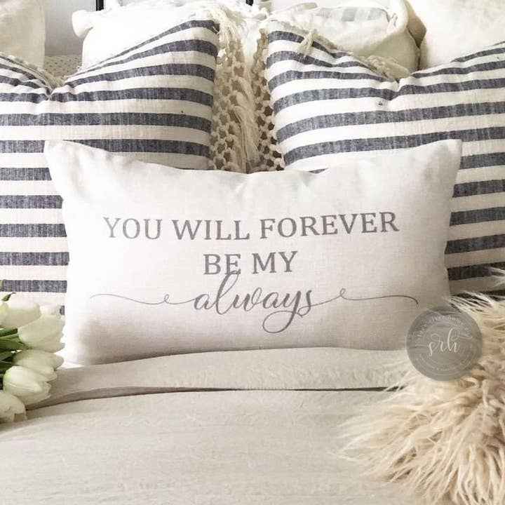 Housse de coussin | Décoration de chambre à coucher | Décoration de ferme | Mariage pour la vente par Stone River Home Co