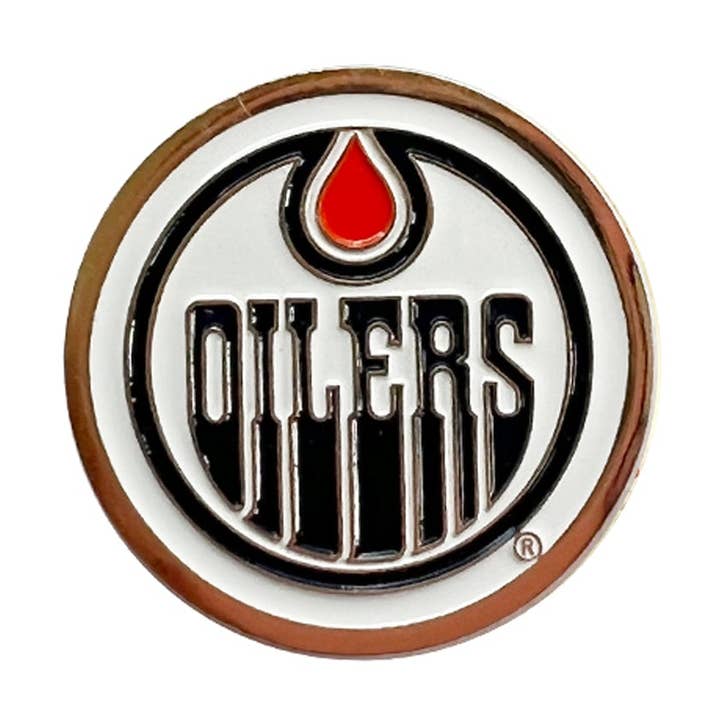 Marqueur de balle des Oilers d'Edmonton pour la vente par CaddyPro Golf Products Ltd.