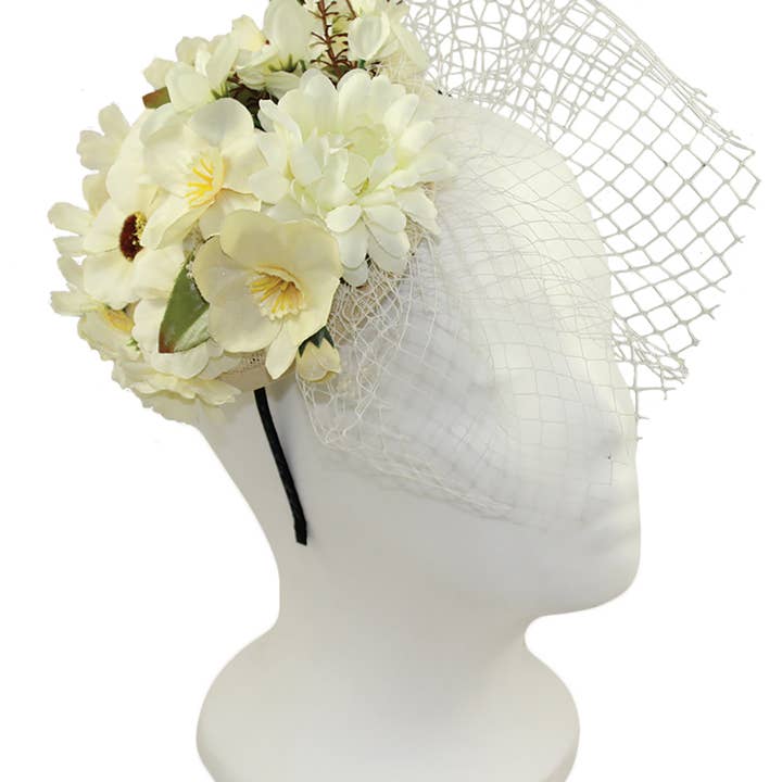 Fascinator 4451 Dish Headband for wholesale by Jeanne Simmons Accessories