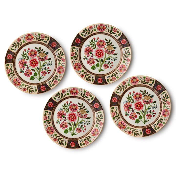 Gracie Porcelain Dinner Plate Set for wholesale by Rifle Paper Co.