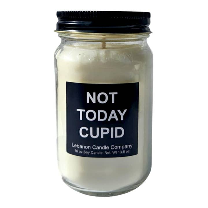 Funny Not Today Cupid Candle for wholesale by Lebanon Candle Company