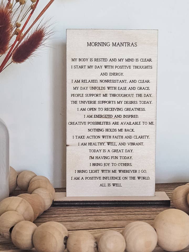 Morning Mantras for wholesale by Salt + Birch