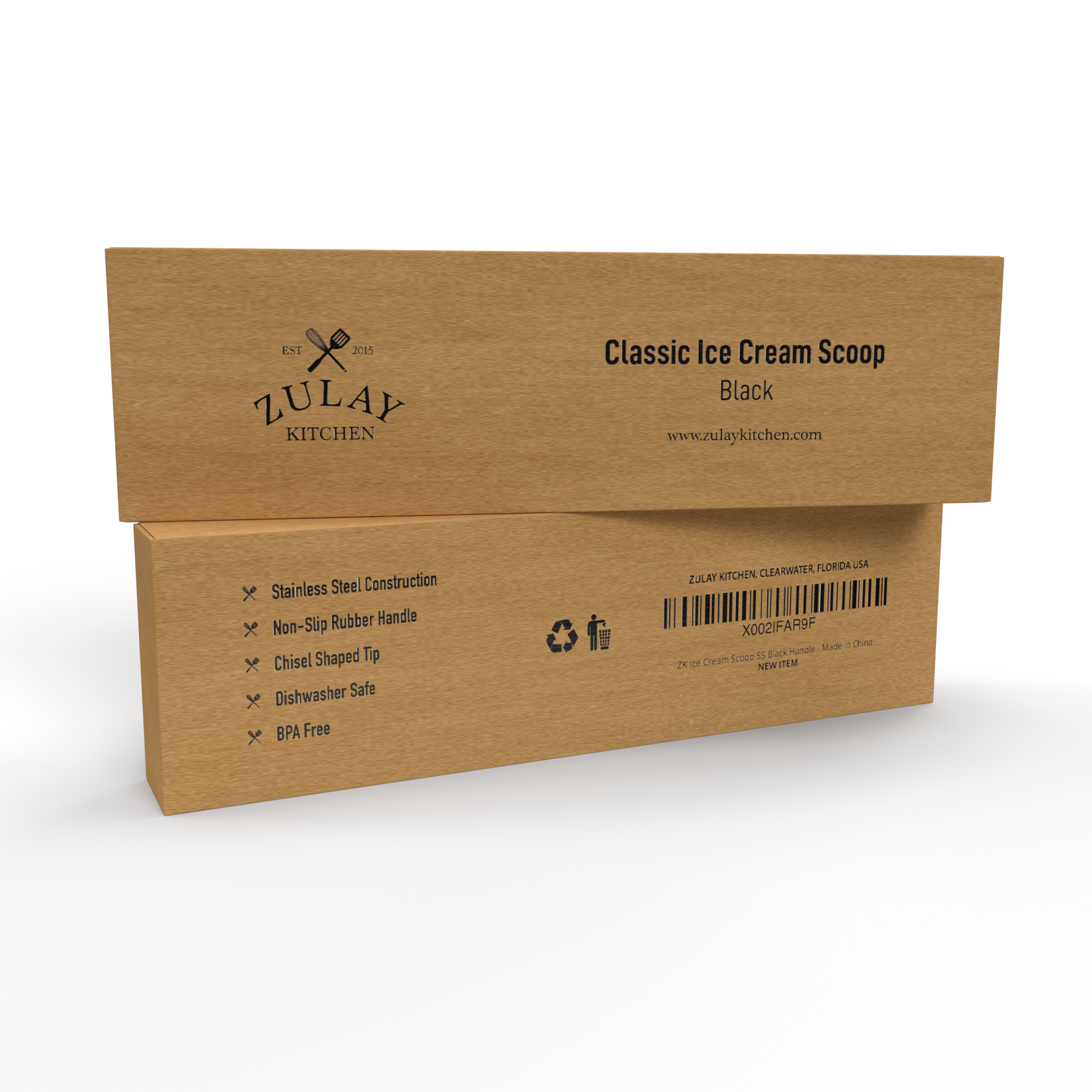 Zulay Kitchen - Wholesale Ice Cream Scoop - Ice Cream Scoop - Stainless Steel With Non Slip Handle25