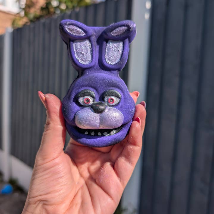 FNAF Bonnie Bath Bomb for wholesale by Fizz Bomb Cosmetics