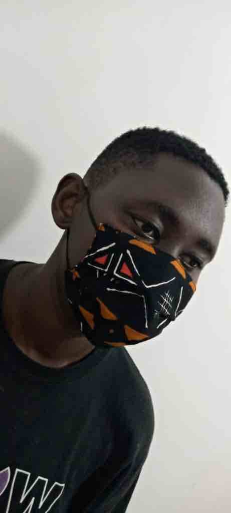 The Niger Bend - Wholesale Non-Medical Disposable Mask - 100% Cotton Dutch Wax Print Ghanaian African Mudcloth Face Mask5