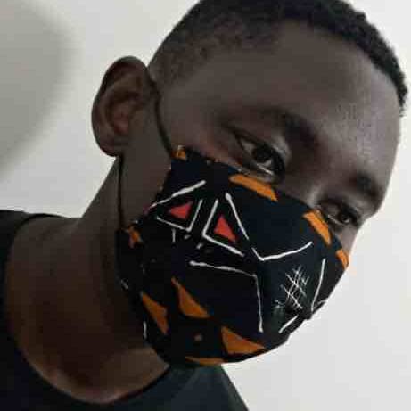 The Niger Bend - Wholesale Non-Medical Disposable Mask - 100% Cotton Dutch Wax Print Ghanaian African Mudcloth Face Mask5