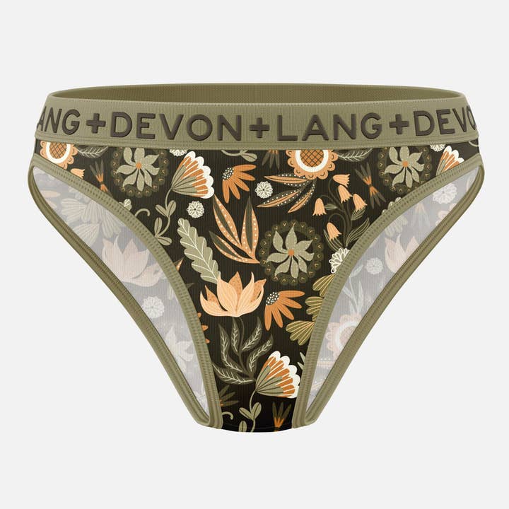 Katrina French Bikini - Rustic Florals for wholesale by Devon + Lang