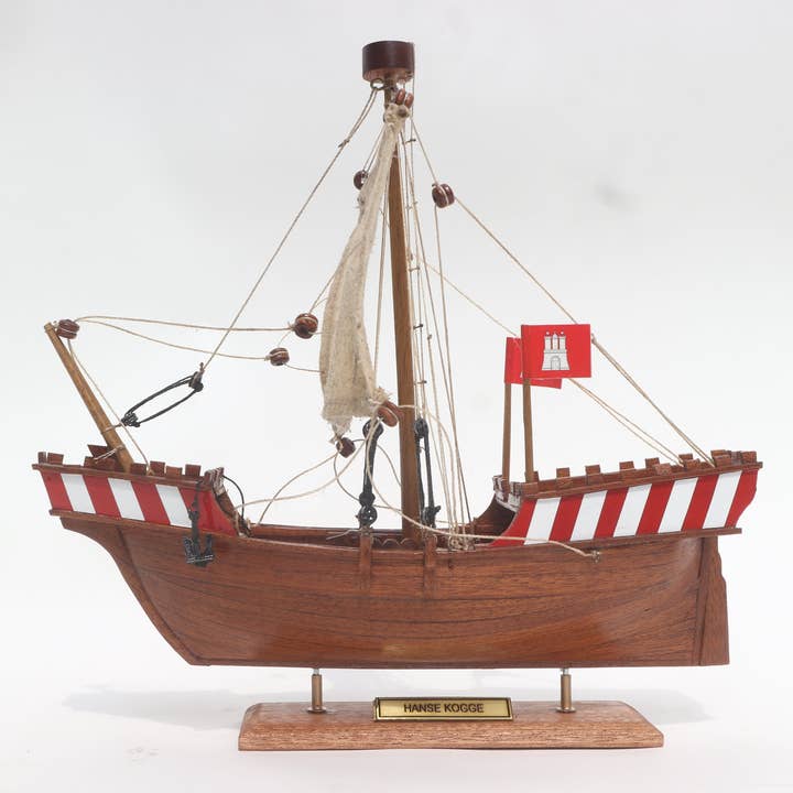 HANSE KOGGE/scheepsmodel/handgemaakt/Kompas-modellen voor wholesale door Schuette & Weiss
