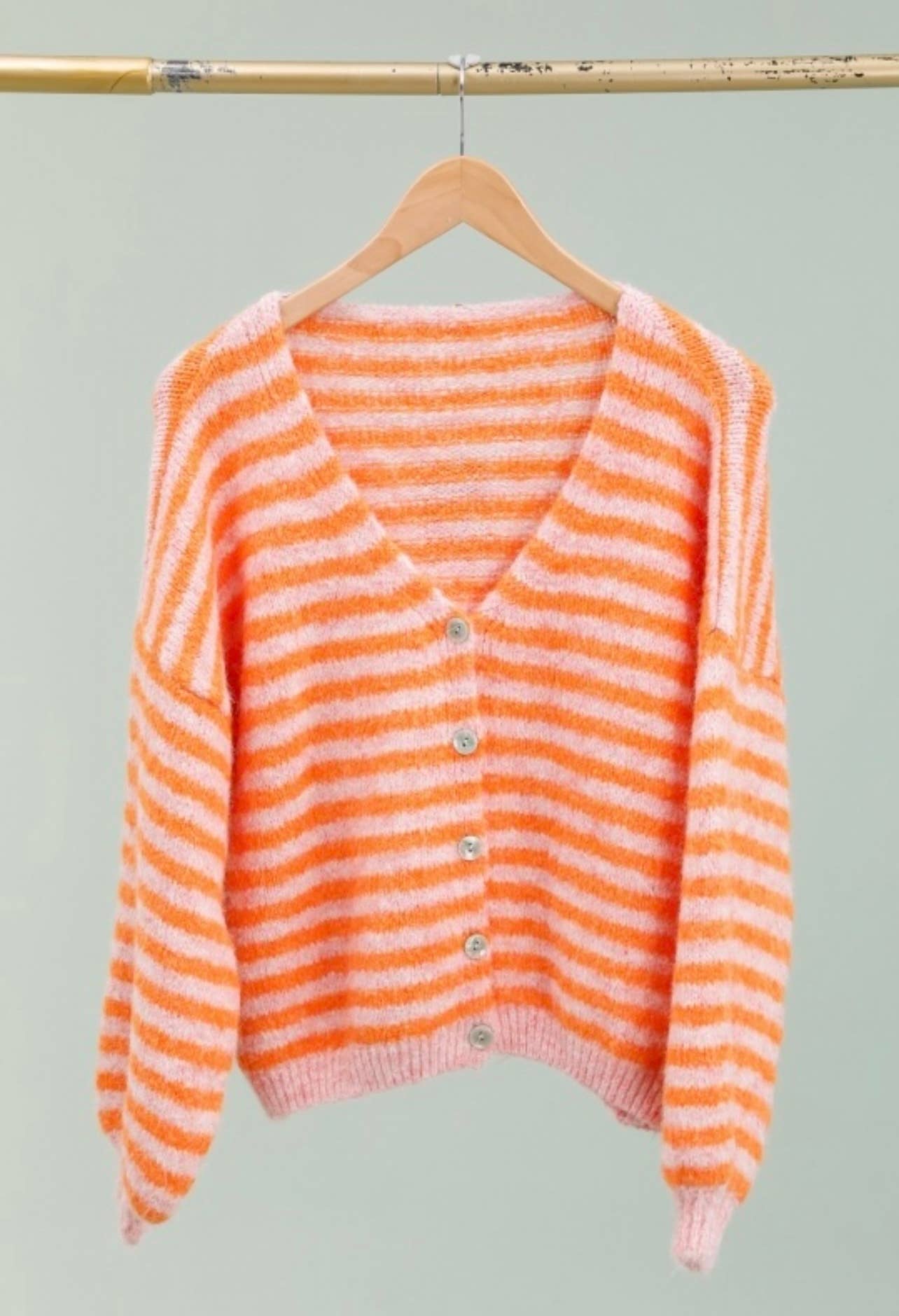 LÉA & LUC - Wholesale Cardigan - Women's - Striped cardigan REF. 5106211