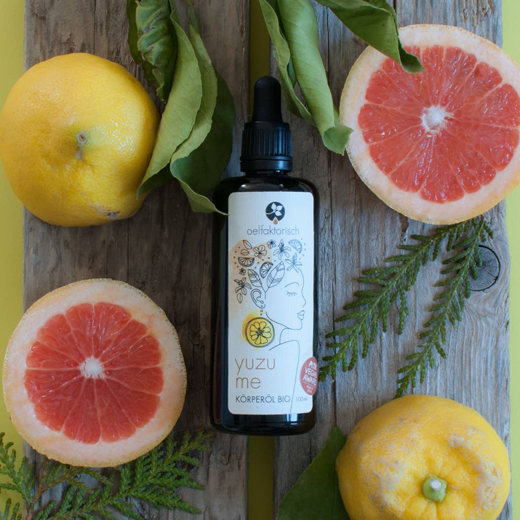 oelfaktorisch Körperöle – wholesale Bad- och kroppsolja – Bodyolja Yuzu Me – Detox, naturlig hudvård med frisk doft2