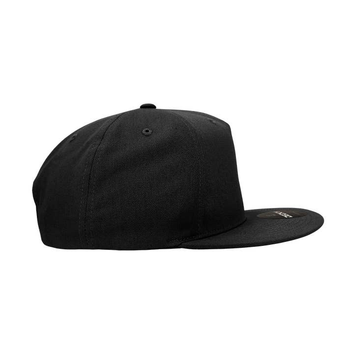 Decky 1064 - 5 Panel Flat Bill, Cotton Snapback Hats - 1064 for wholesale by The Park Wholesale