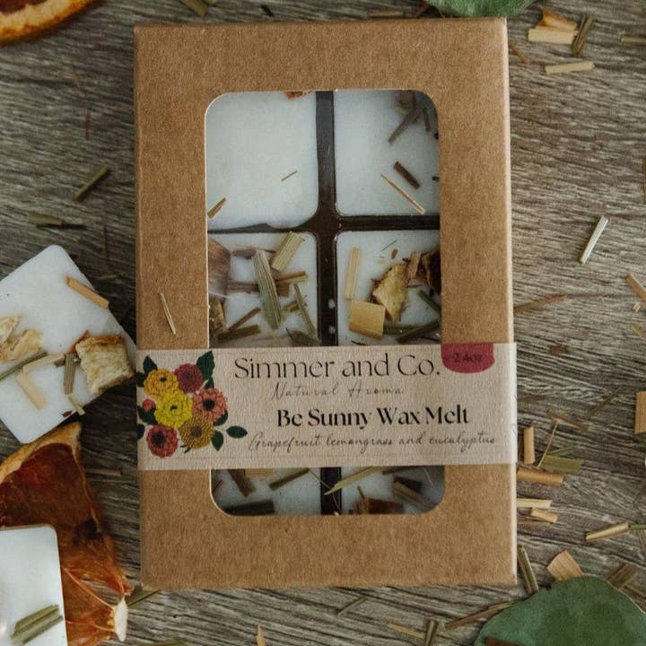 Vær Solrig Simmer Smelt, Botanisk Duftvoks for engroshandel hos Simmer and Co Natural Aroma