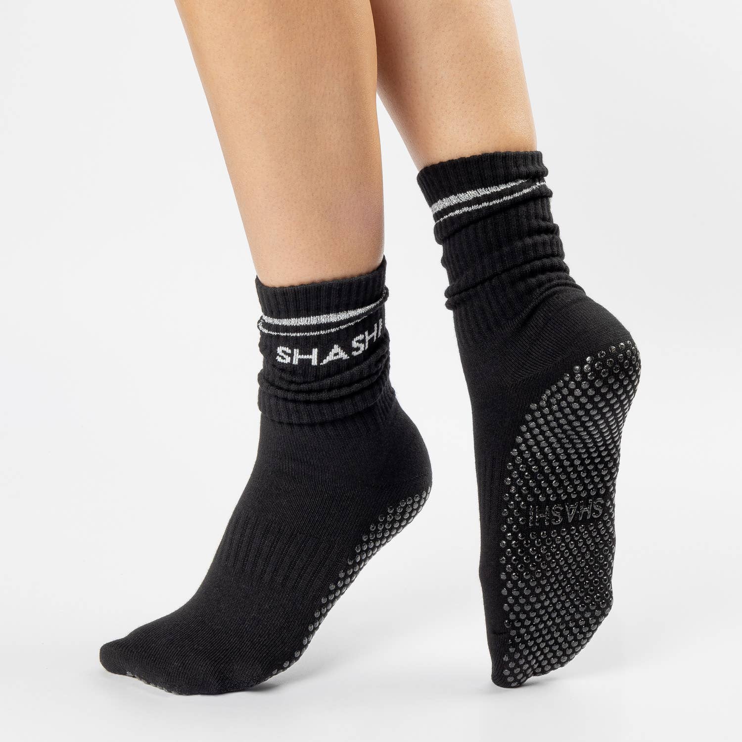 SHASHI - Wholesale Socks - Women's - Halo Crew Grip Sock2