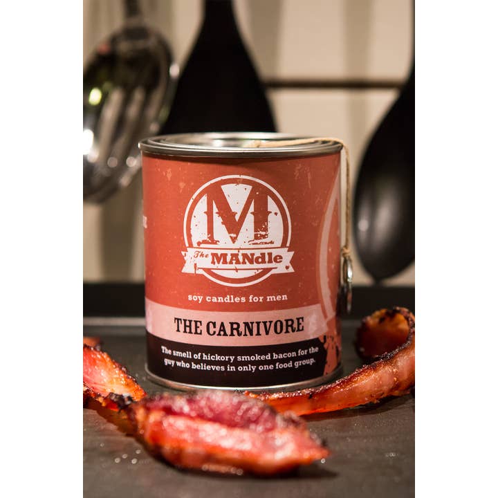Eco Candle Company - Wholesale Jar/filled candle - The MANdle CARNIVORE | smoked bacon3