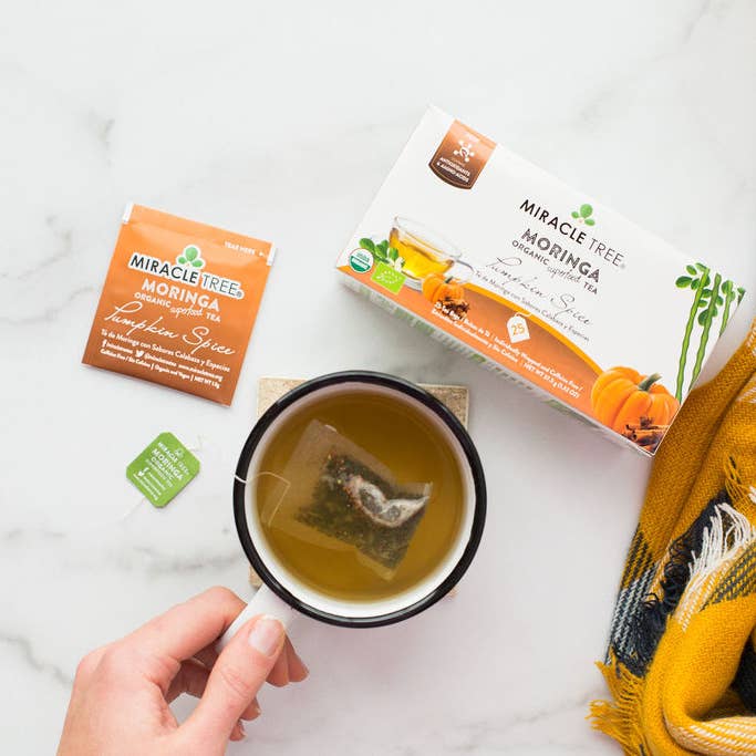 Miracle Tree - Wholesale Tea Bags - Organic Moringa Tea: Pumpkin Spice8