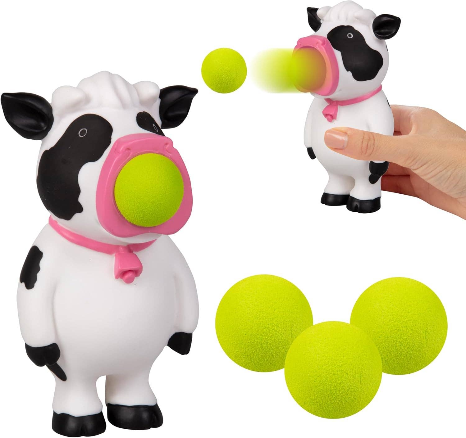 Hogwild - Wholesale Classic Toy - Kids - Hog Wild Cow Ball Popper Toy - Toy Blaster1