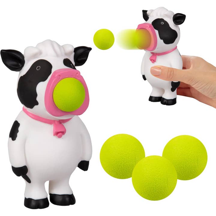 Hogwild - Wholesale Classic Toy - Kids - Hog Wild Cow Ball Popper Toy - Toy Blaster1