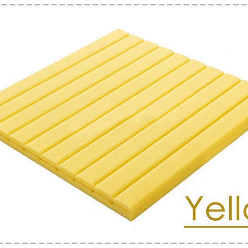 Arrow Zoom Limited - Wholesale Wall Accent - 48 pcs Wedge Adhesive Backed Tiles Foam 7 Colors KK105411